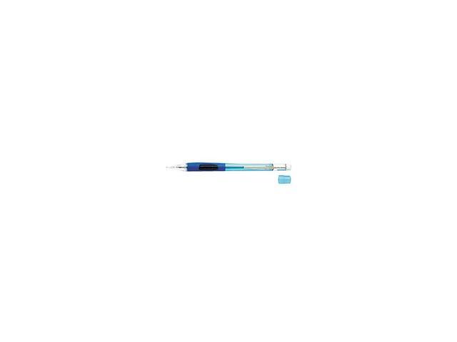 Pentel Quicker Clicker Mechanical Pencil 0.5 mm Transparent Blue Barrel PD345TC