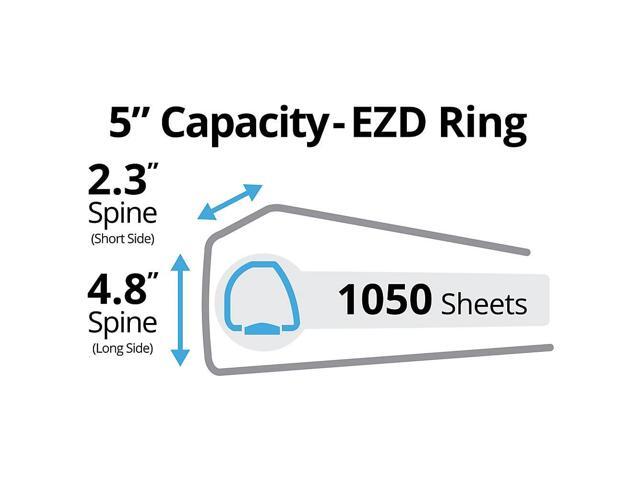 Avery Heavy-Duty View Binder w/Locking EZD Rings 5' Cap Purple 79816