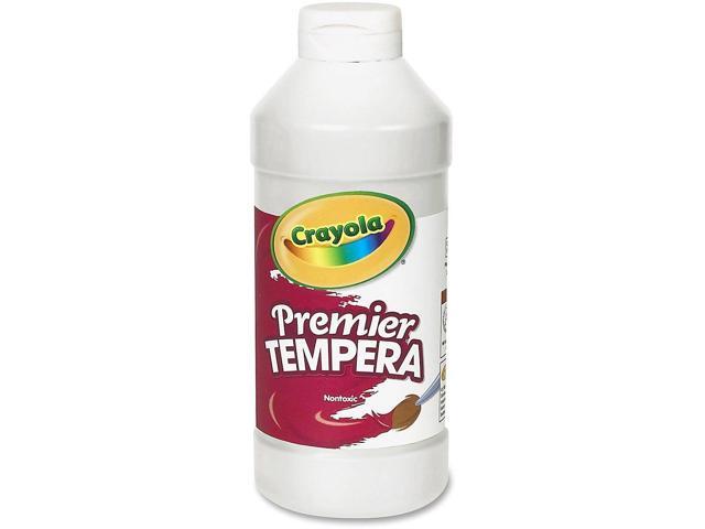 Crayola. 541216053 Premier Tempera Paint, White, 16 oz