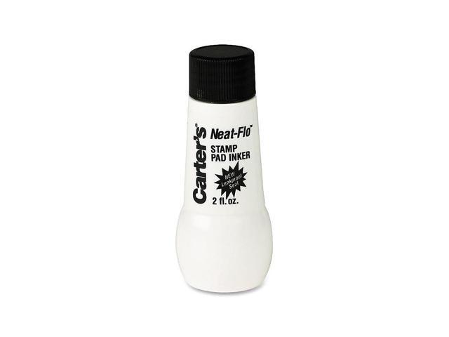 Carter's Neat-Flo Stamp Pad Inker, 2 Oz Bottle, Black 21448