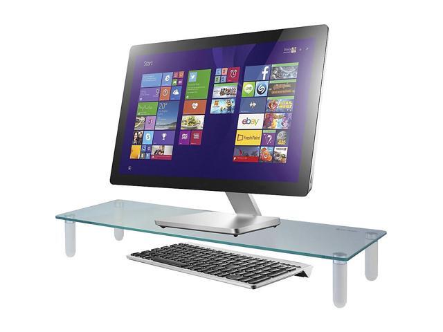 Kantek Glass Monitor Riser White MS370