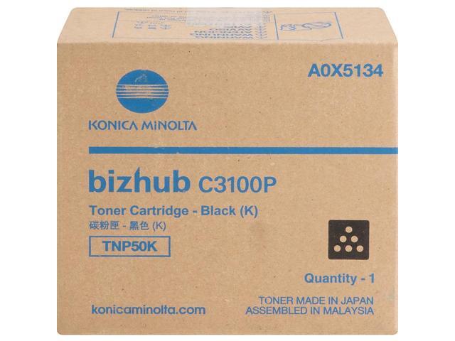 KONICA MINOLTA OEM Toner Cartridge, BLACK, yield 6,000 A0X5134
