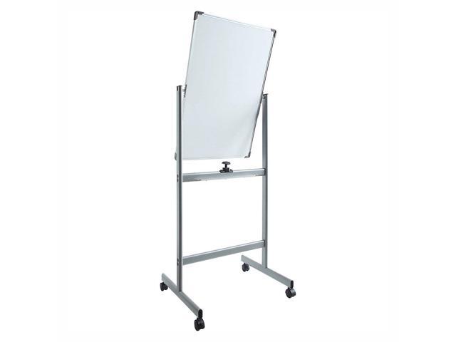 Lorell Magnetic Dry-Erase Whiteboard Easel, 36' x 36', Metal Frame