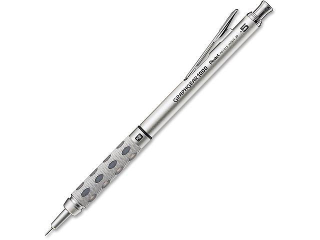 Pentel Automatic Drafting Pencil .5mm Gray Accent Barrel PG1015A