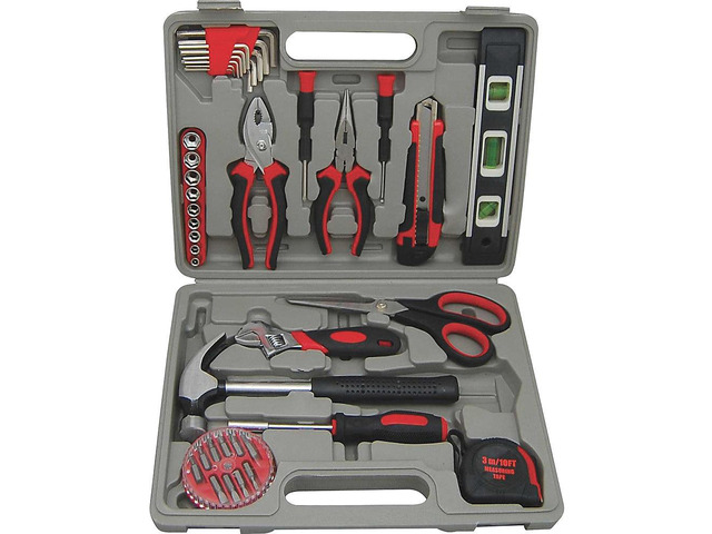Genuine Joe Tool Kit 42PC w/Case 8'x7'x7' Gray 11963
