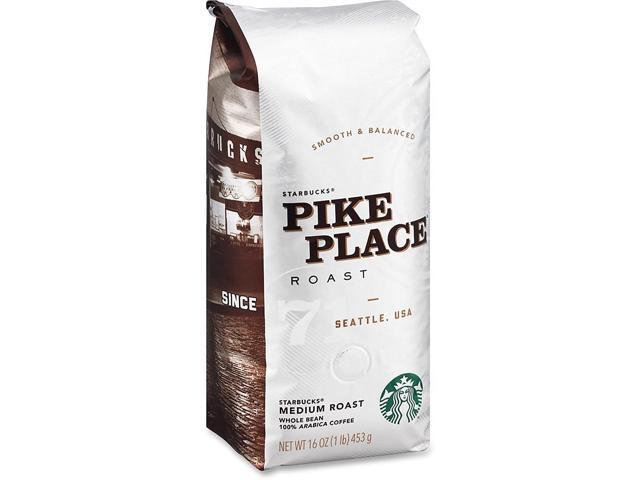 Starbucks Whole Bean Coffee, Pike Place Roast, 1 Lb Bag 11017854