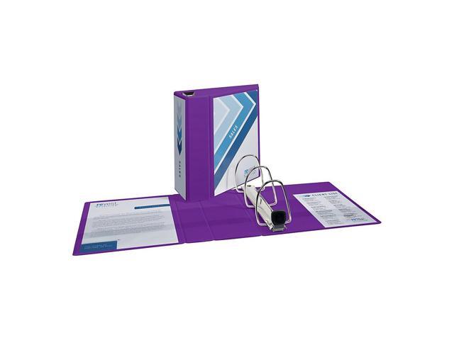 Avery Heavy-Duty View Binder w/Locking EZD Rings 5' Cap Purple 79816