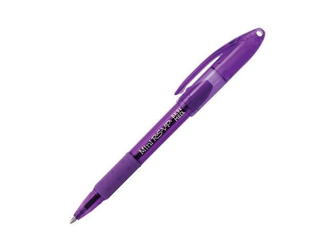 Pentel Mini Ballpoint Pen Medium Rubber Grip Nonrefillable 8/PK Ast BK91MNBP8M