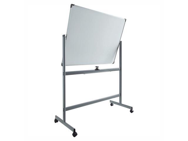 Lorell Magnetic Dry-Erase Whiteboard Easel, 36' x 48', Metal Frame