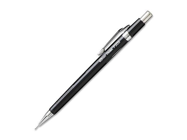Pentel Pencil,Mech,.5mm,Bk P205A