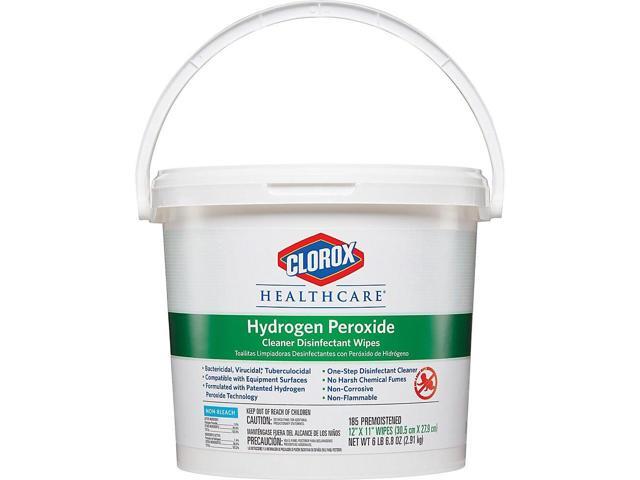 Clorox Healthcare CLO30826 Hydrogen Peroxide Cleaner Disinfectant Wipes - 185 Count