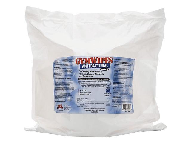 2XL CORPORATION TXL L101 Gym Wipes Refill, Antibacterial, 700 Wipes/Bucket