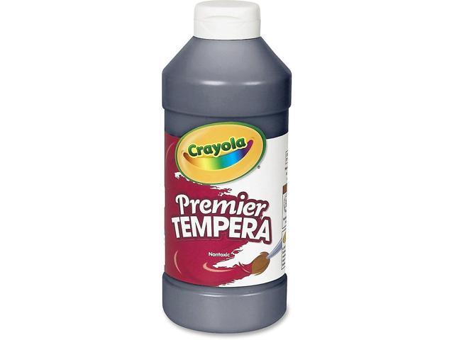 Crayola. 541216051 Premier Tempera Paint, Black, 16 oz