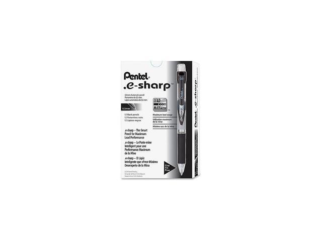 Pentel .e-Sharp Mechanical Pencil .5 mm Black Barrel AZ125A