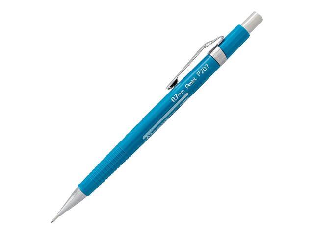 Pentel Sharp Mechanical Pencil, 0.7 Mm, Hb (#2.5), Black Lead, Blue Barrel P207C