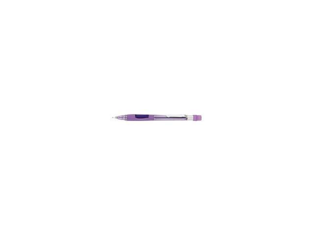 Pentel Quicker Clicker Mechanical Pencil 0.7 mm Transparent Violet Barrel