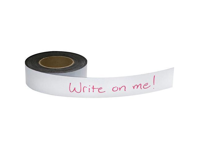 Baumgartens Magnetic Labeling Tape 2'x50' Roll White 66152