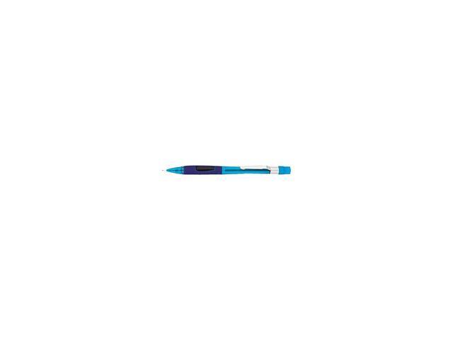 Pentel Quicker Clicker Mechanical Pencil 0.5 mm Transparent Blue Barrel PD345TC