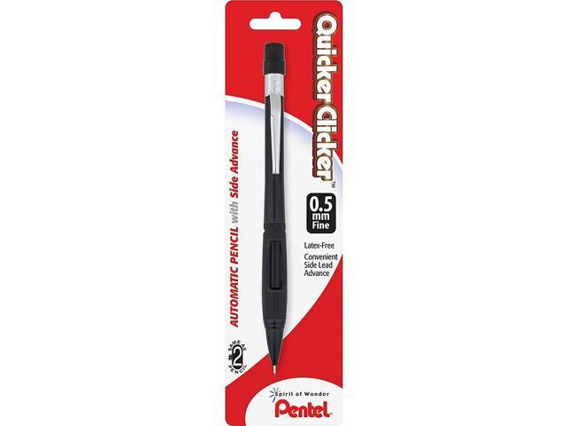 Pentel Quicker Clicker Mechanical Pencil 0.5 mm Black Barrel PD345A