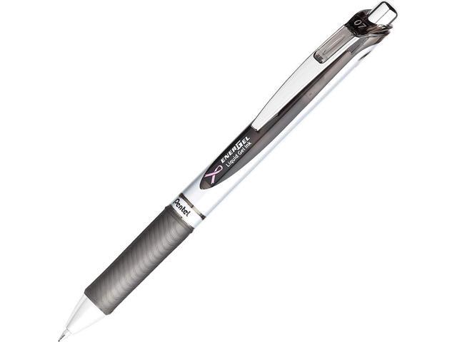 Pentel Gel Pens Retractable Med Pt 3/PK SRPK Barrel/Black Ink BL77ABP3ABC