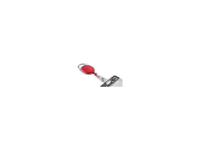 Baumgartens Clip ID Badge Reels Oval 30' 3/PK AST 68769