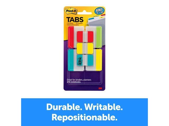 Post-It 686-VAD2 Tabs Value Pack, 1 in. and 2 in., Assorted, 114-PK