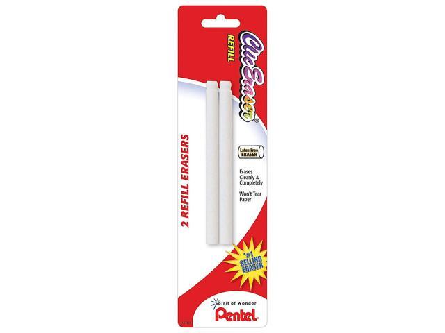 Pentel Eraser Refill Nonabrasive 2/PK White ZER2BPK6