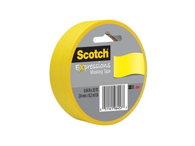 Scotch Expressions Masking Tape .94' x 20 yds. Yellow (3437-PYL) 201984