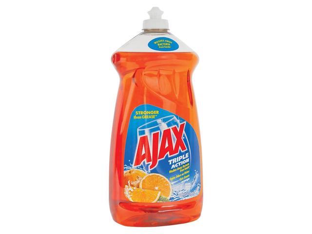 Ajax Dish Detergent Liquid Antibacterial Orange 52 oz Bottle 49860