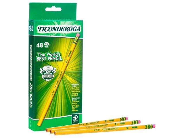 Pencils HB #2 Black Lead Yellow Barrel 48/Pack X13922X