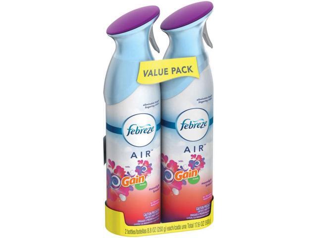 febreze air freshner with Gain scent monlight breeze (pack of 2) 8.8 oz each