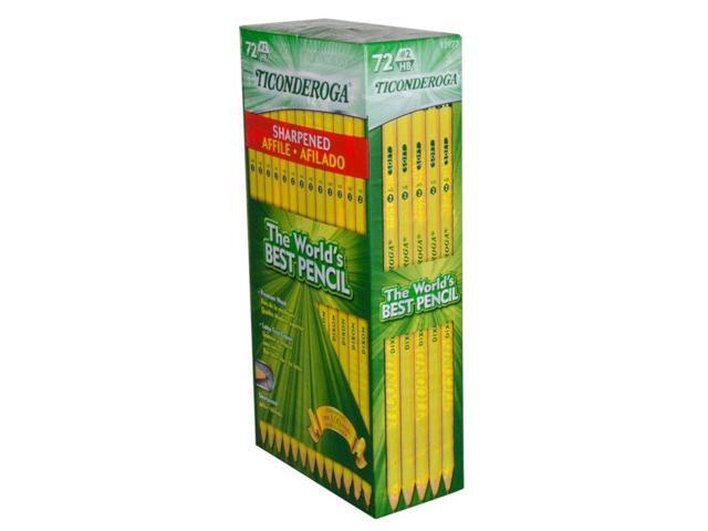 Ticonderoga Pencil,Sharpened,72/Pk,Yl 13972