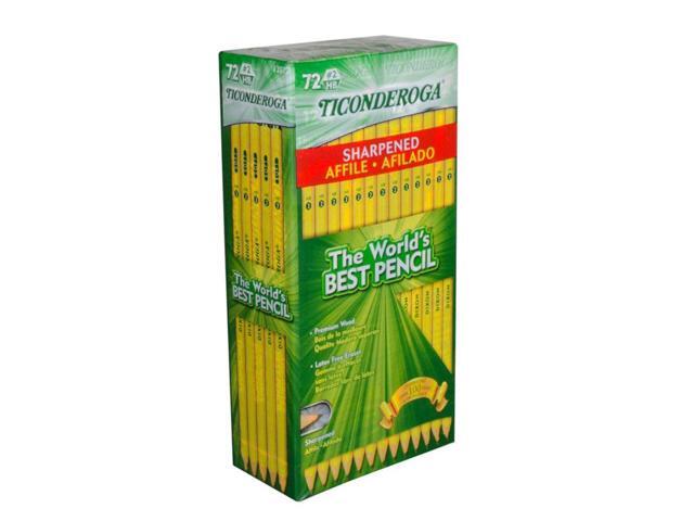 Ticonderoga Pencil,Sharpened,72/Pk,Yl 13972
