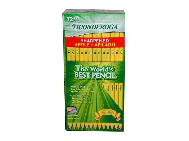Ticonderoga Pencil,Sharpened,72/Pk,Yl 13972