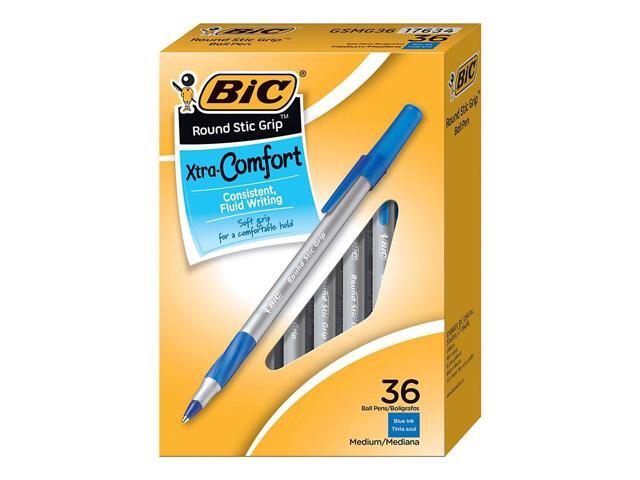 BIC Pen,Round Stic Grip,Be GSMG361BE