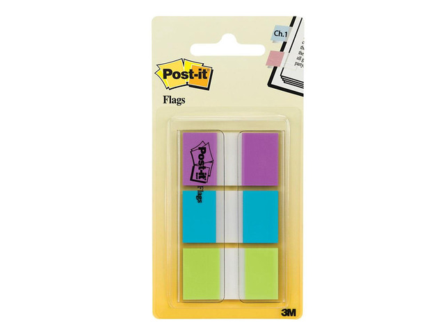 3M Company MMM680PBG Flags 60 Total .945X1.7 6 Packs-Inr