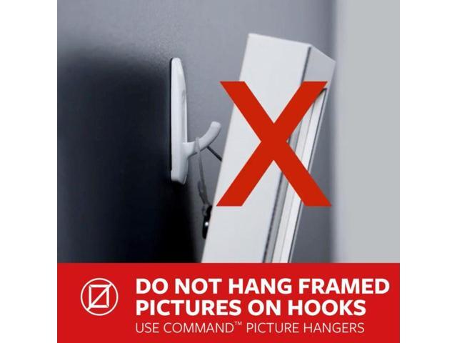 3M Command Mega Pack Utility Hooks, Medium, White, Pack Of 20 Hooks