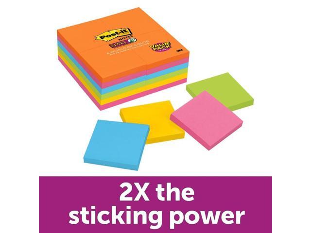 3M Pads in Rio de Janeiro Colors 3 x 3 90-Sheet 24/Pack 65424SSAU