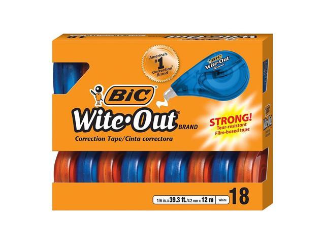 BIC Wite-Out EZ Correct Correction Tape Non-Refillable 1/6' x 472' WOTAP18