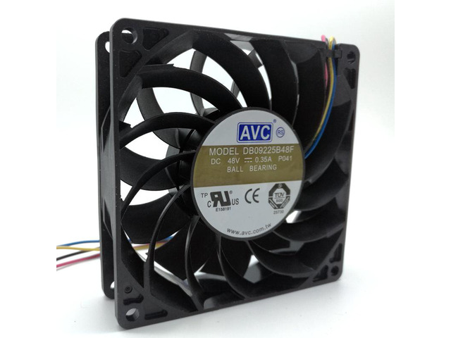 DB09225B48F For AVC 9025 48V Double Ball PWM Fan 9cm Communication Equipment Converter Fan