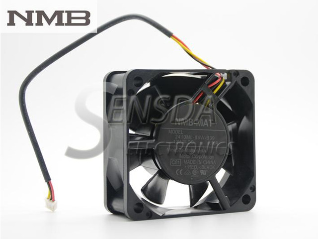 For NMB 2410ML-04W-B39 6025 6cm 60mm 60X60X25 mm 12V 0.16A 3Wire server inverter cooling fan