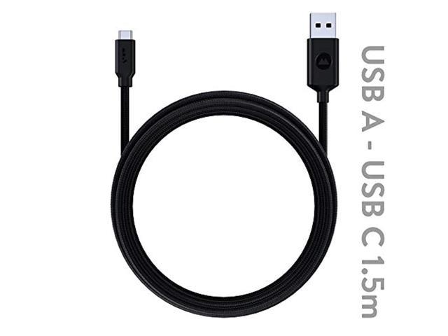 mous - usb-a to usb-c charging cable - flexline - 1.5m