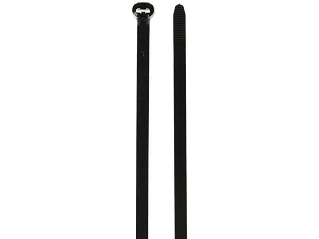 PANDUIT BT2LH-TL0 Cable Tie, 8-1/2 in L, 2 in Max Bundle Dia., Black, Nylon