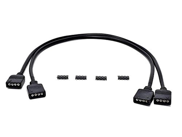 micro connectors rgb extension 50 cm cable/ 2-pack (f04-rgb0150-2p)