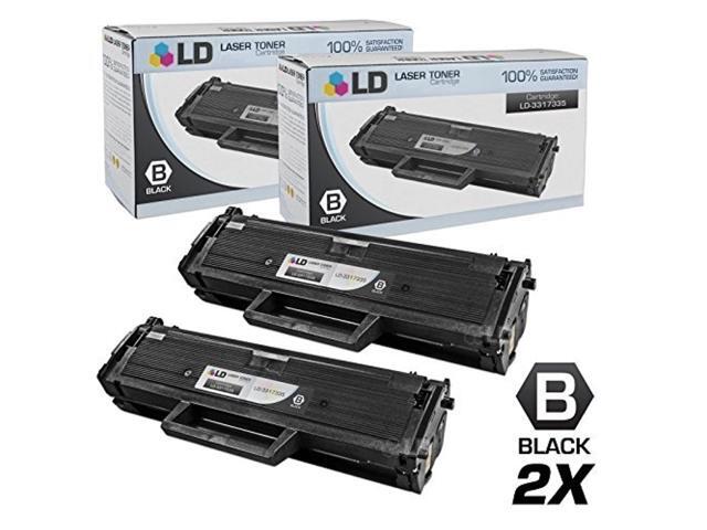 LD Compatible Toner Cartridge Replacement for Dell 331-7335 HF442 (Black, 2-Pack) Compatible with Dell B1163w B1165nfw Dell Multi-Function B1160...