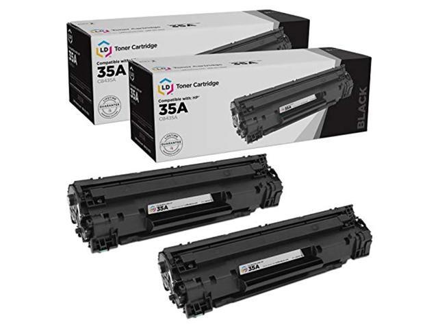 LD Products Compatible Toner Cartridge Replacements for HP 35A (Black, 2-Pack) for use in LaserJet: P1002, P1005, P1006, P1007 & P1008