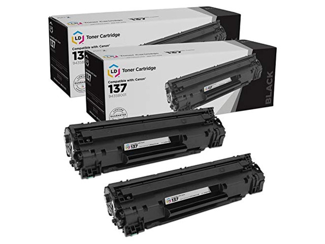 LD Products Compatible Toner Cartridge Replacement for Canon 137 9435B001 (Black, 2-Pack) for use in ImageCLASS D570, LBP151dw, MF212w, MF216n,...