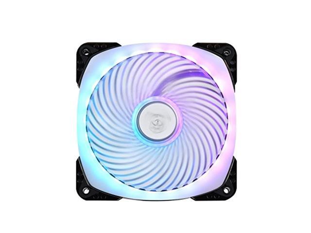 120x120x25mm / Transparent blade with black frame / 4pin fan with PWM/ ball bearing / Adressable RGB / Air Penetrator Frame