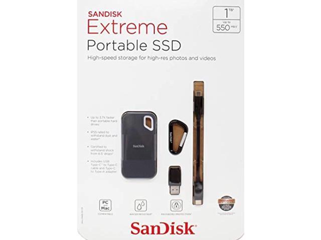 SanDisk Extreme 1TB Portable Solid State Drive SDSSDE60-1T00-AC SSD