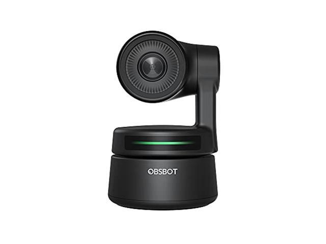 obsbot tiny ptz webcam, ai-powered framing & gesture control, full hd 1080p webcam with dual omni-directional mics, 90-degree wide angle, low-light.